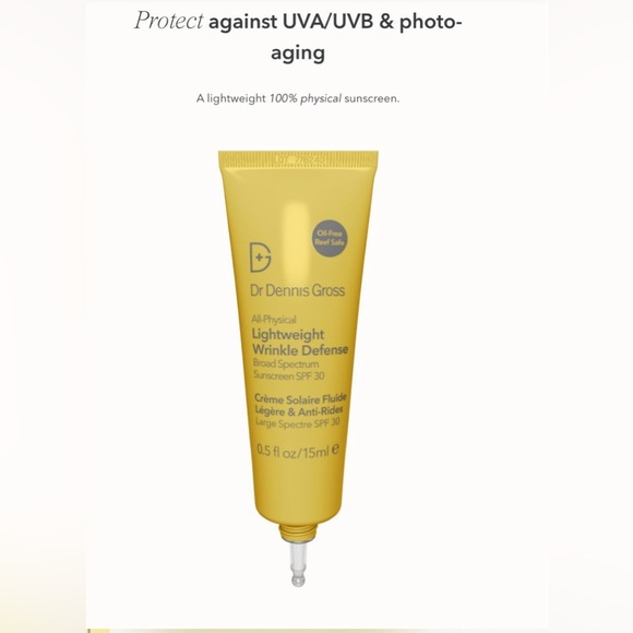 Dr Dennis Gross All-Physical Lightweight Wrinkle Defense Sunscreen SPF 30, NIB - Picture 1 of 3